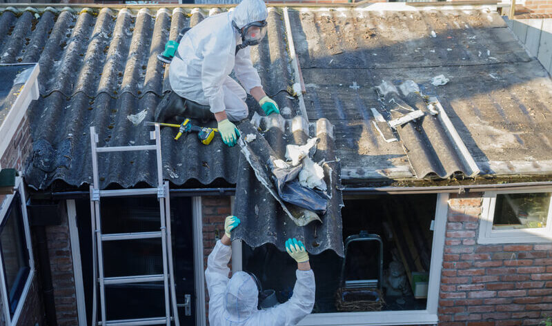 asbestplaten verwijderen